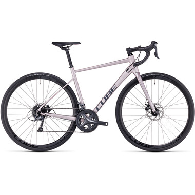 Bicicleta de carrera CUBE AXIAL WS DISC Shimano Claris 34/50 Mujer Gris 2023 0
